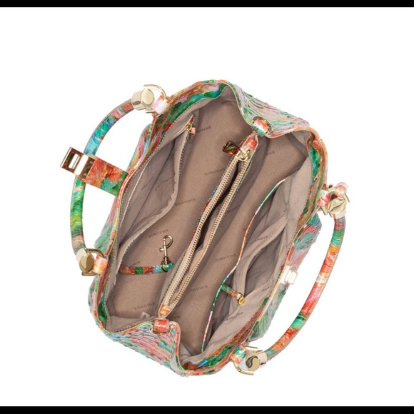 Retired! Brahmin Taffy Celia Satchel! NWT - Picture 4 of 15